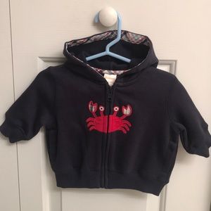 Gymboree zip up hoodie